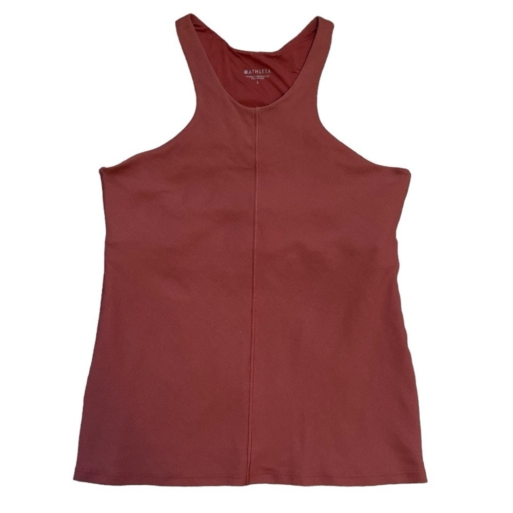Athleta Intensity Tank Textured Russet Brown Size L